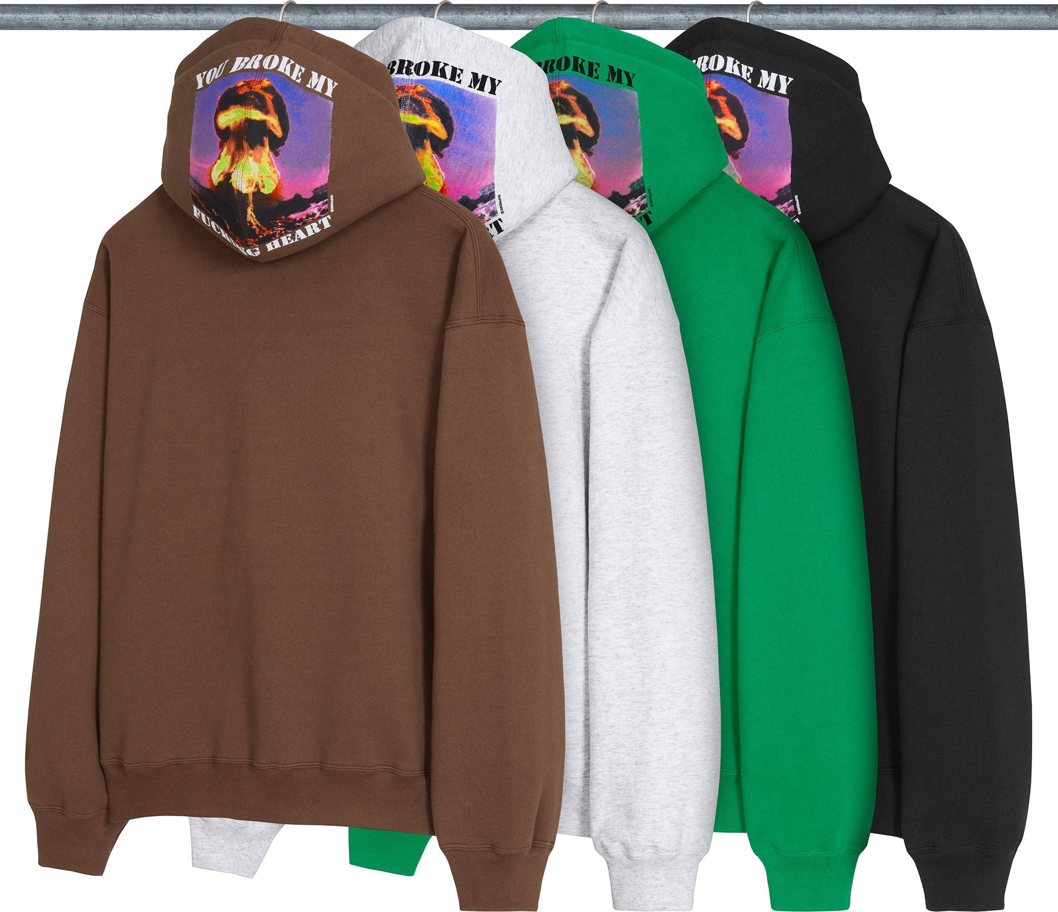 Heart Hooded Sweatshirt
